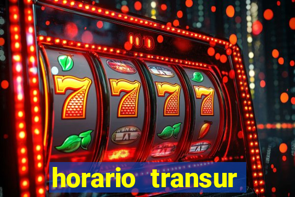 horario transur roleta santos dumont juiz de fora